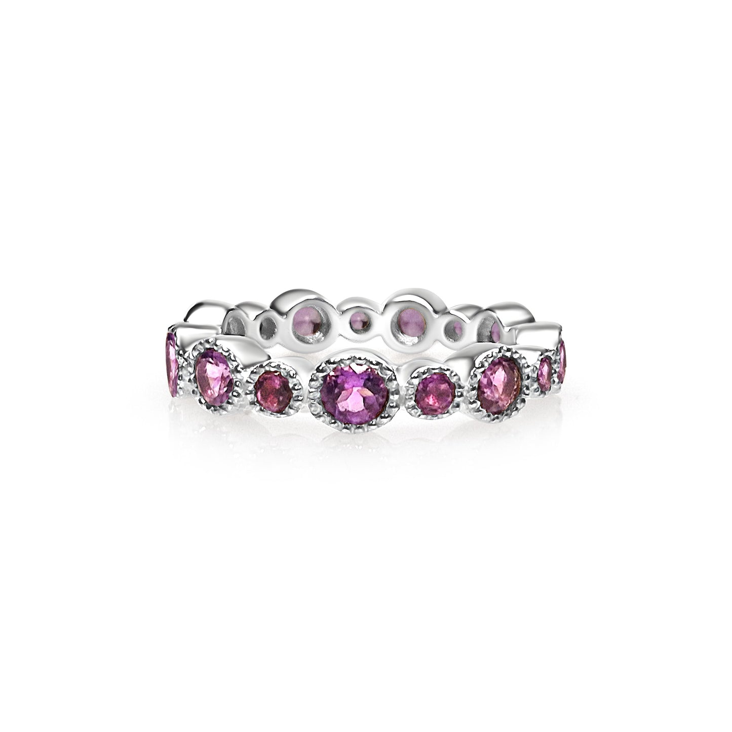Rainbow Amethyst Ring