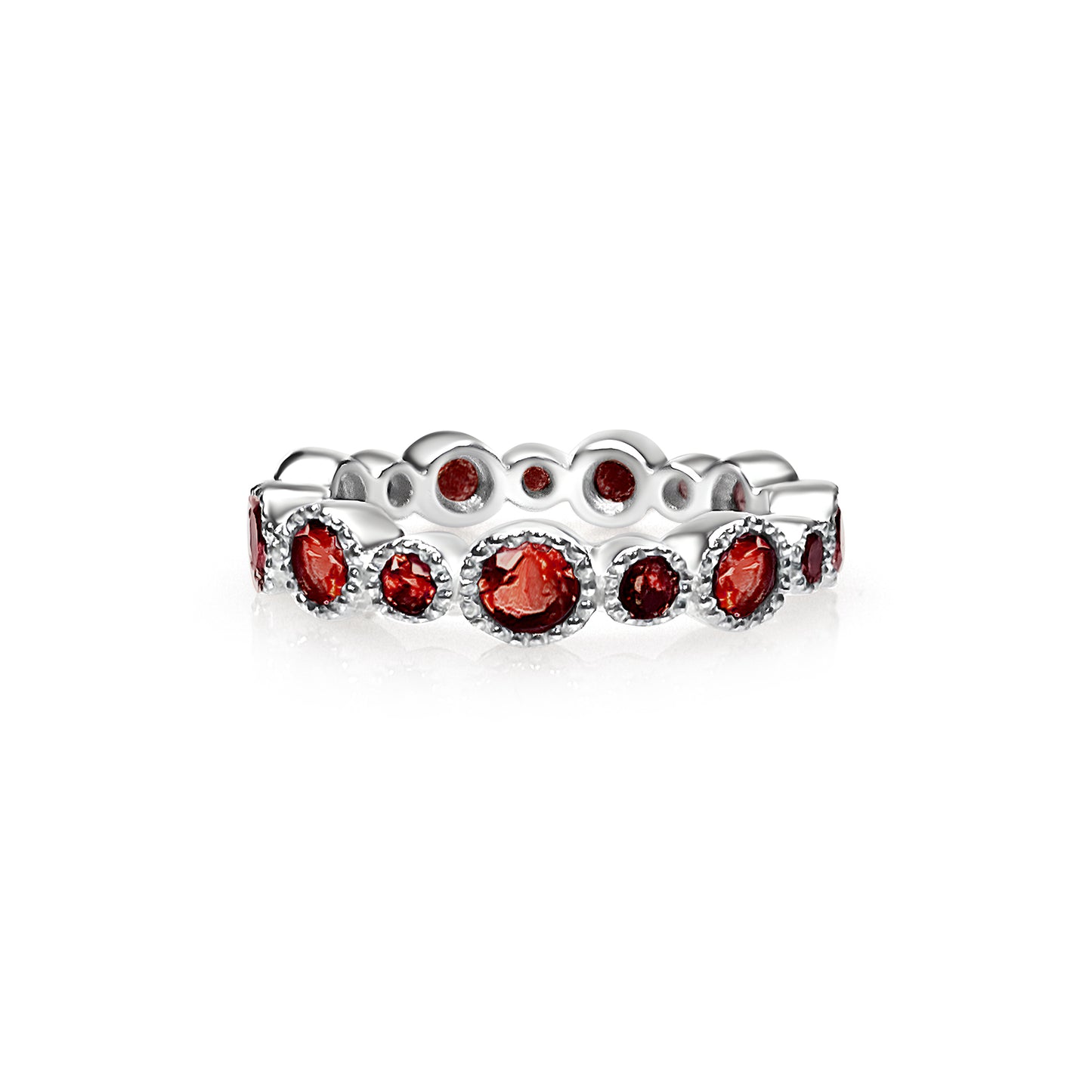 Rainbow Granat Ring