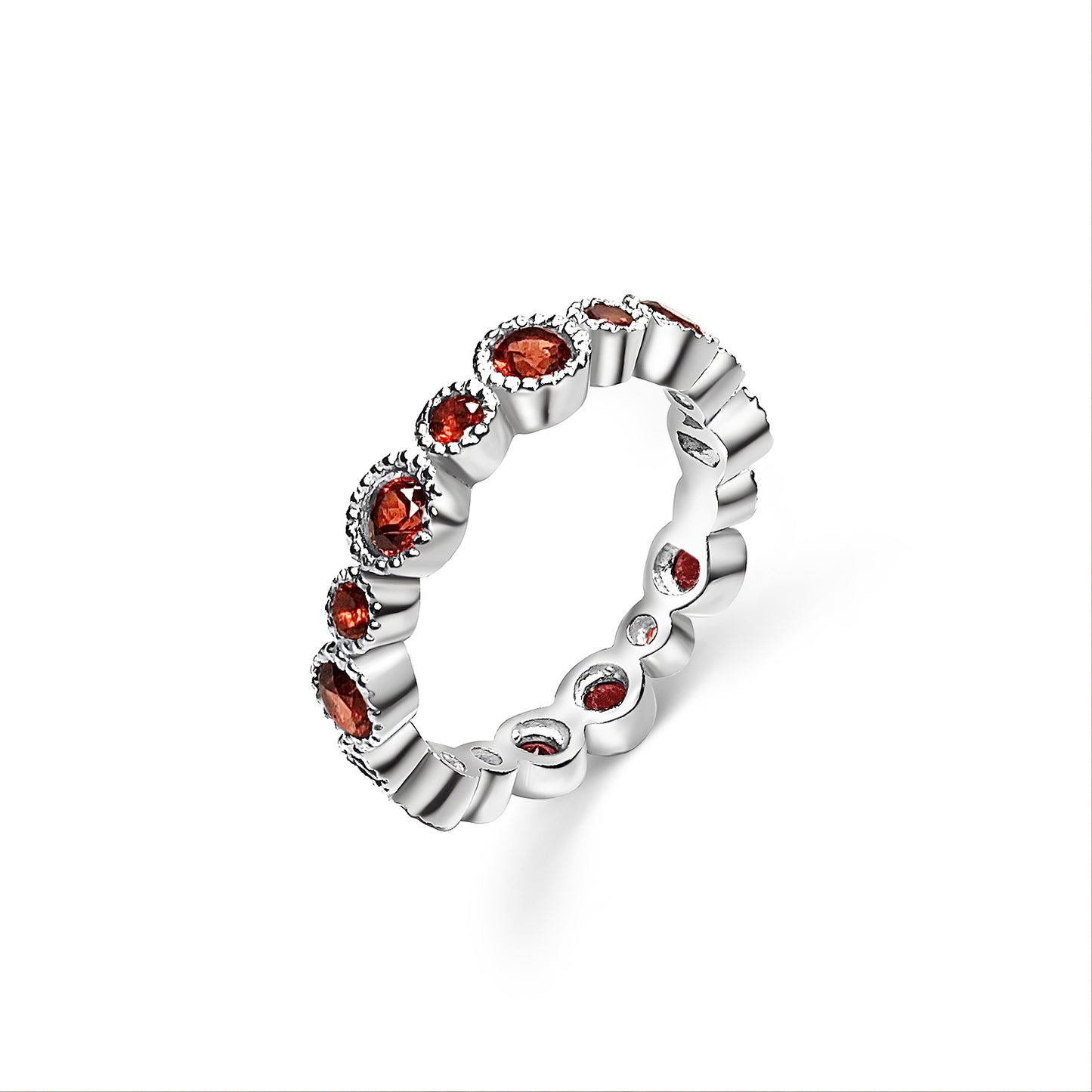 Rainbow Granat Ring